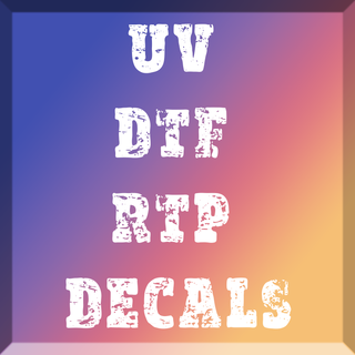 Ready To Apply UV DTF Decals