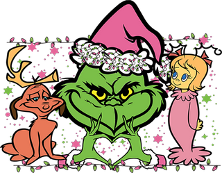 Christmas 27 - Grinch, Cindy Lou, Dog