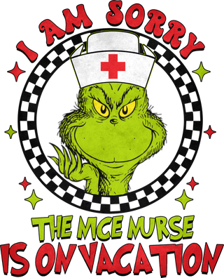 Christmas 74 - Grinch Nice Nurse