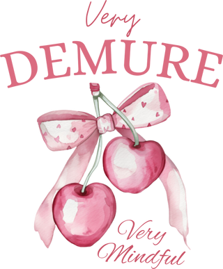 Demure Cherry Hearts