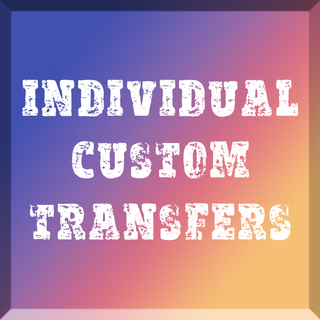 Individual DTF Transfers
