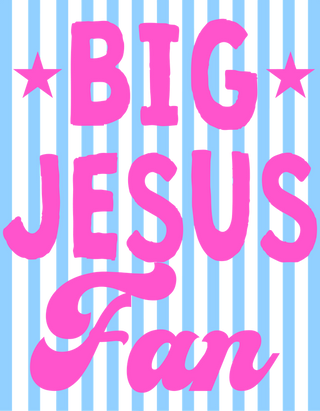 Big Jesus Fan Stripes