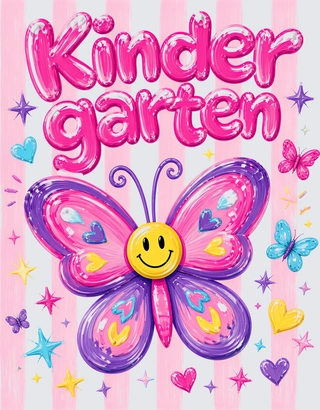 Back To School Butterfly Kindergarten