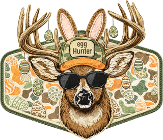 Easter Egg Camo hunting Deer Easter