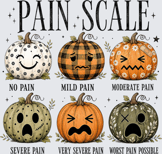 Nurse Pumpkin Pain Scale