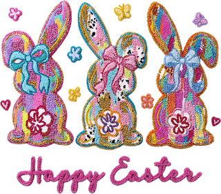 Latch Hook Happy Easter
