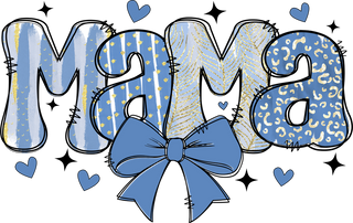 Blue Bow Mama
