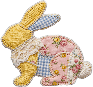 Yarn easter bunny