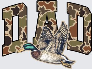 Camo Dad Duck