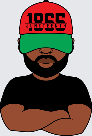 1865 Juneteenth Cap Man
