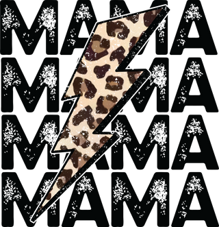 Retro Leopard Lightning Mama