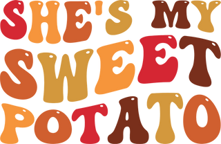 She's My Sweet Potato Retro