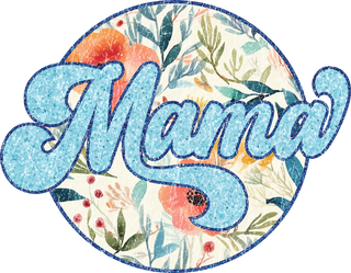Retro Glitter Mama