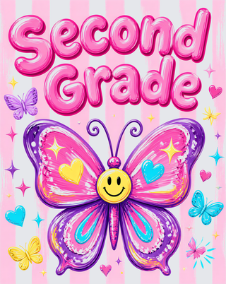 Back To School Butterfly 2nd Grade