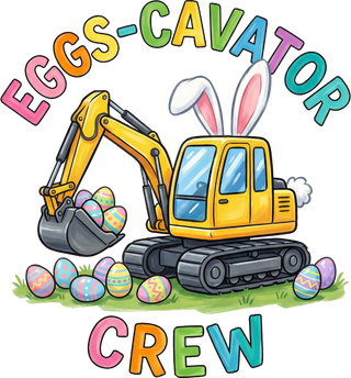 Easter day Eggs Cavator Crew