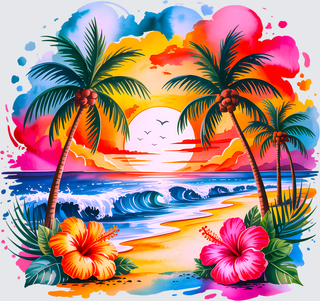 beach and palms png 2