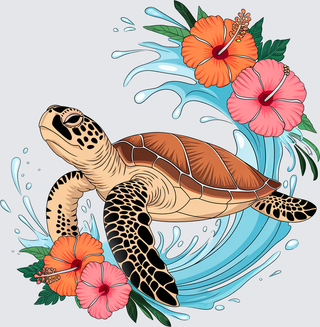 Turtle Wave Flower