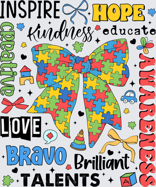 Inspire Hope Kindness Bow