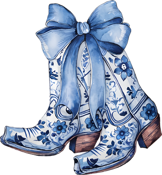 Vintage Blue Cowgirl