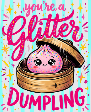 Glitter Dumpling Stripes