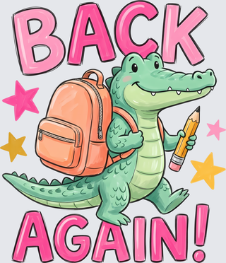 Back Again Gator Pink