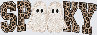 leopard ghost spooky
