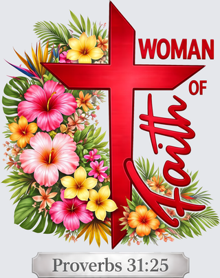 Woman Of Faith Red 02