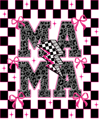 Checkered Pink Mama