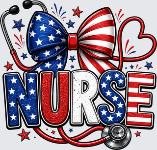 Patriotic 4th of July Nurse