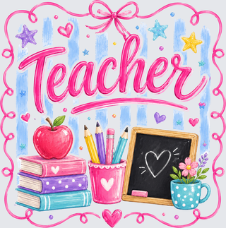 Teacher Bows And Stripes
