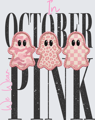 In october we wear pink black