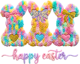 Latch Hook Happy Easter 3