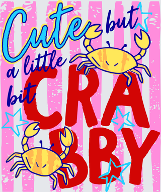 Cute But Crabby Pink