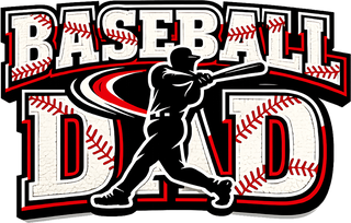 Baseball Dad Png T-Shirt Design (2)