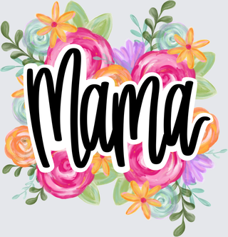 Mama_On_Floral_Background