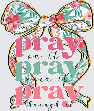 pray colorful gold back