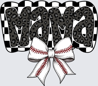 baseball bow mama