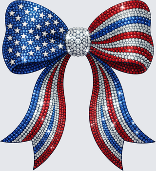 Rhinestone USA Bow