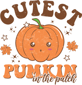 Cutest Pumpkin in the Patch Kawaii Fall