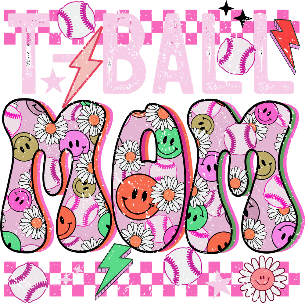 t-ball mom pink – Triad DTF