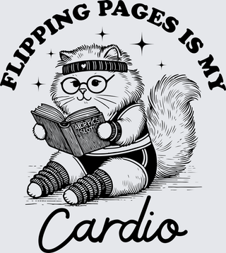 Flipping pages is my cardio