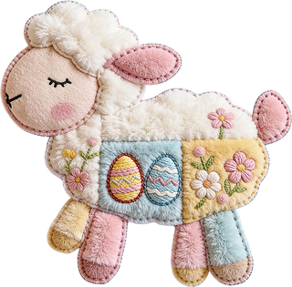 Latch Hook Easter Sheep