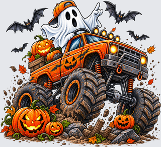 Halloween Ghost Monster Truck