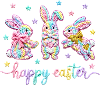 Latch Hook Happy Easter 5